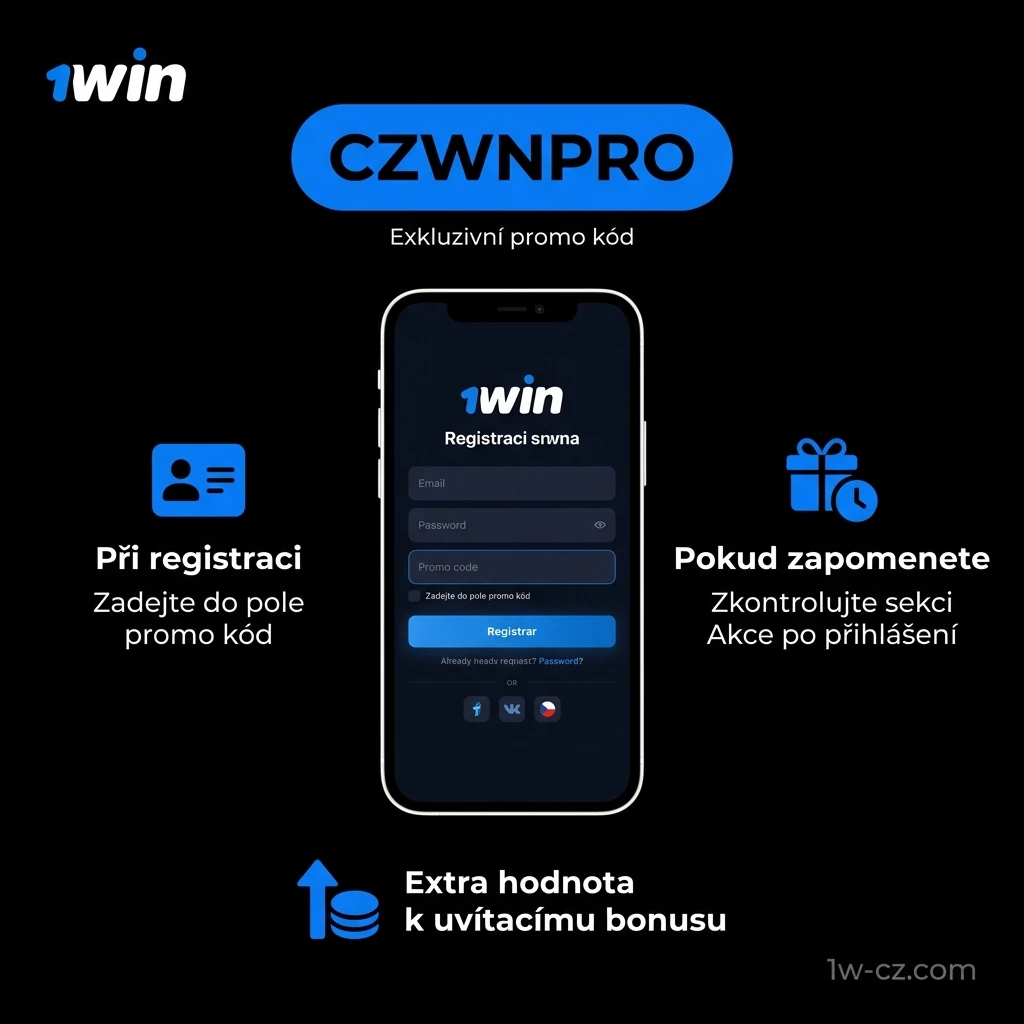 1win promo kód CZWNPRO pro Lucky Jet – zvyšte svůj počáteční zůstatek při registraci