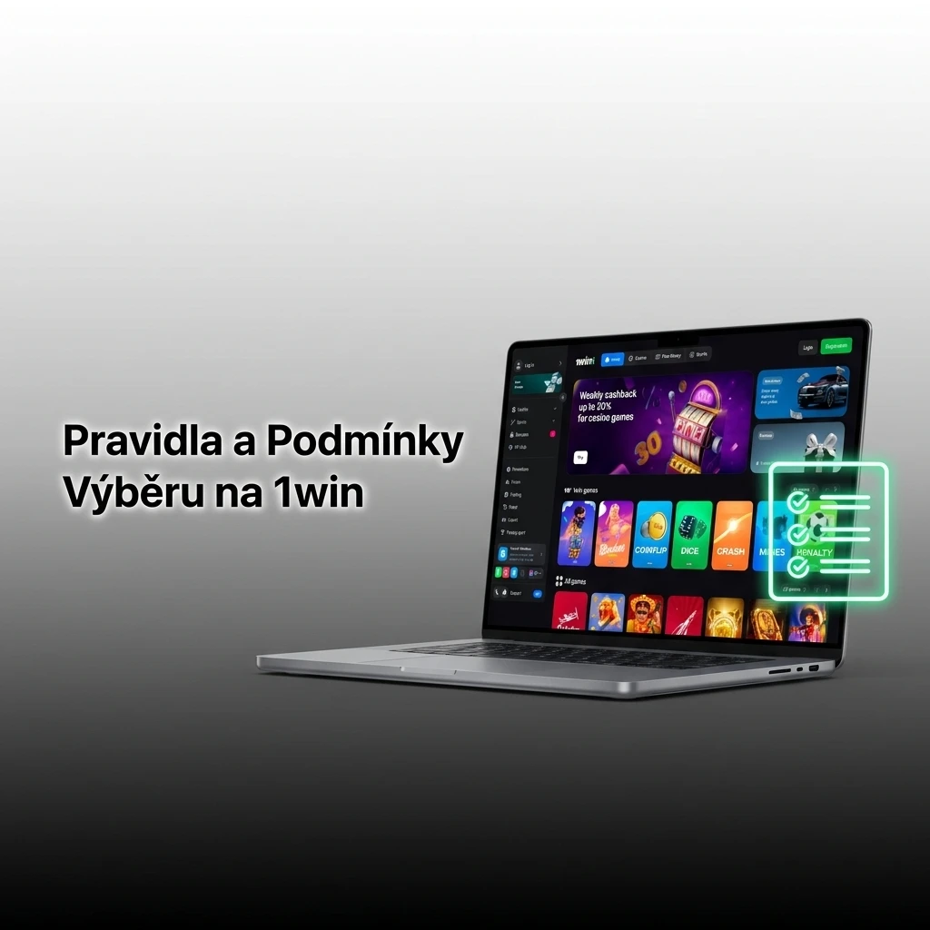 Pravidla výběru na 1win: KYC ověření, bonusové podmínky a limity platebních metod pro české hráče