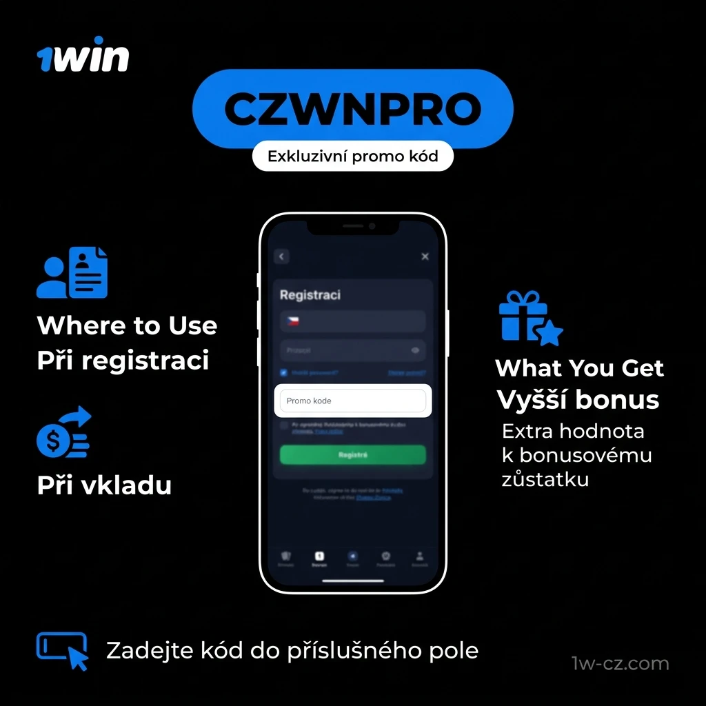 Promo kód CZWNPRO pro Aviator na 1win – zadejte při registraci a získejte vyšší bonus