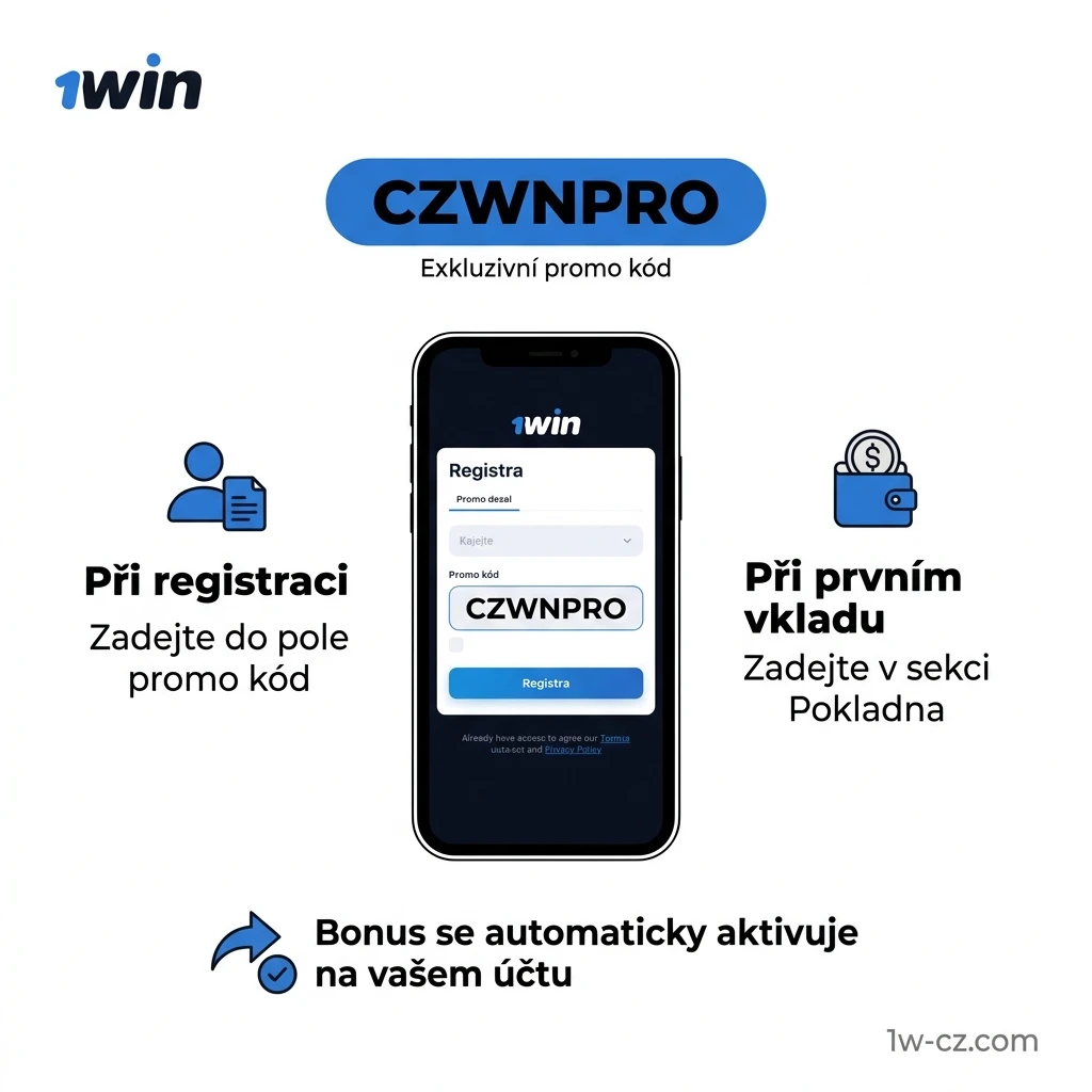 Promo kód CZWNPRO pro Plinko na 1win – získejte extra bonus při registraci nebo vkladu v ČR