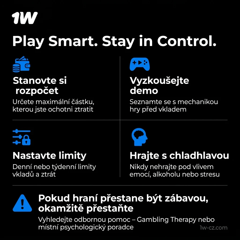 Hrajte hru 1w Aviamasters zodpovědně a chraňte své herní prostředky.