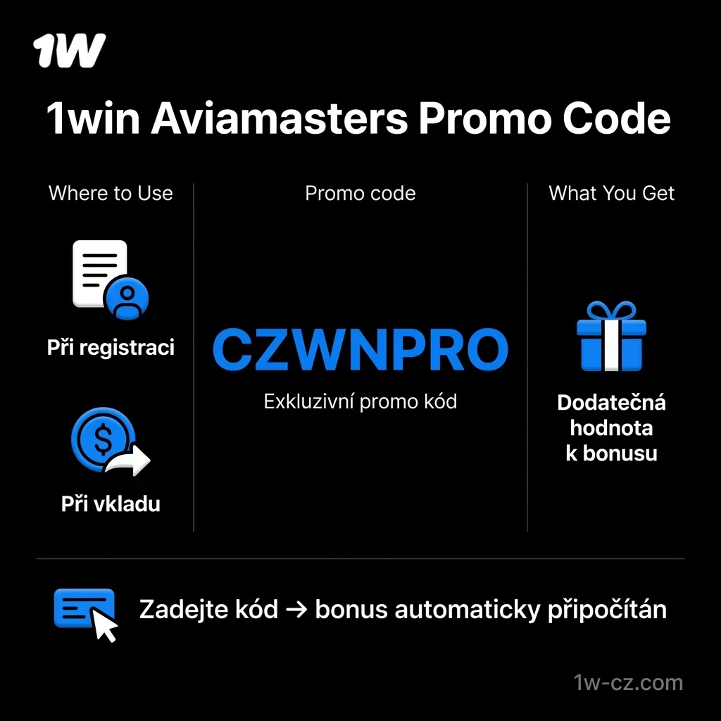 Využijte exkluzivní promo kód pro 1w a vylepšete sázky v Aviamasters.