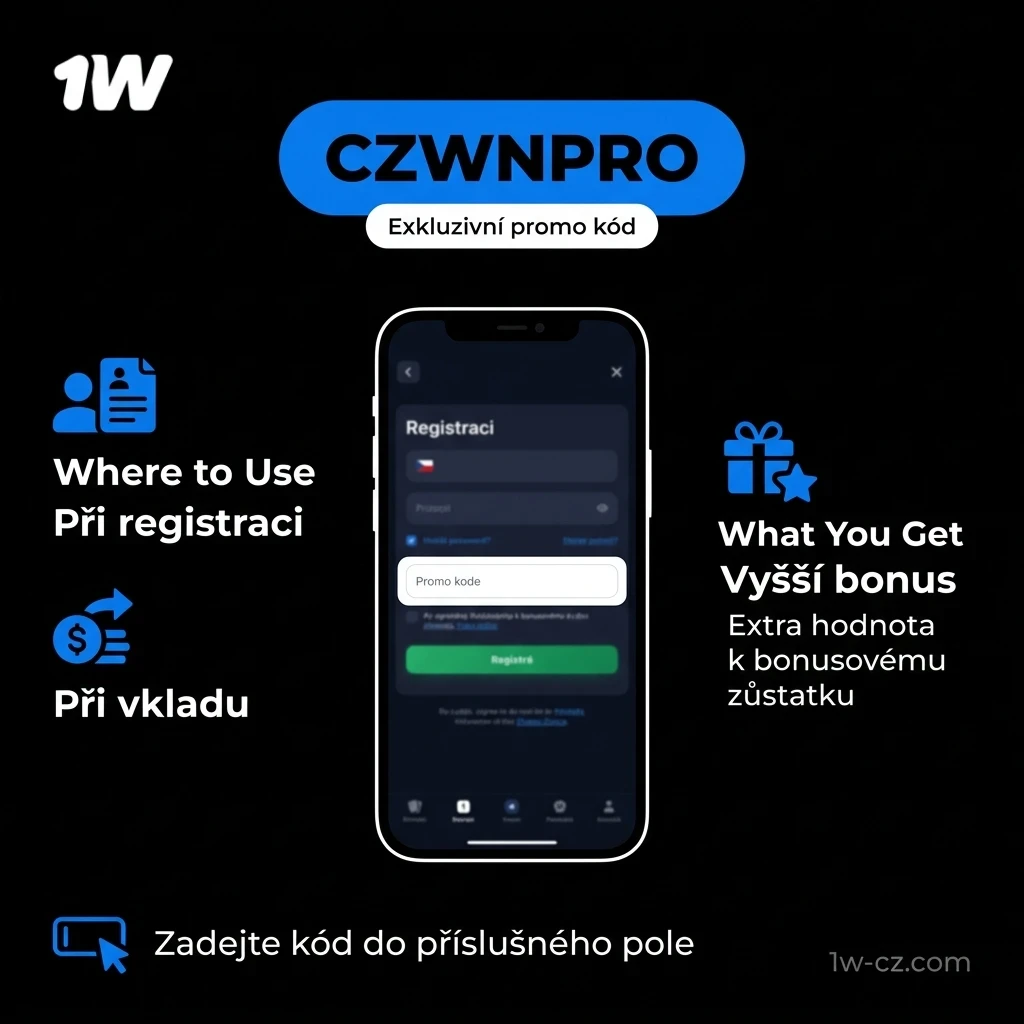 Použijte exkluzivní promo kód a vylepšete své sázky v 1w Aviator.