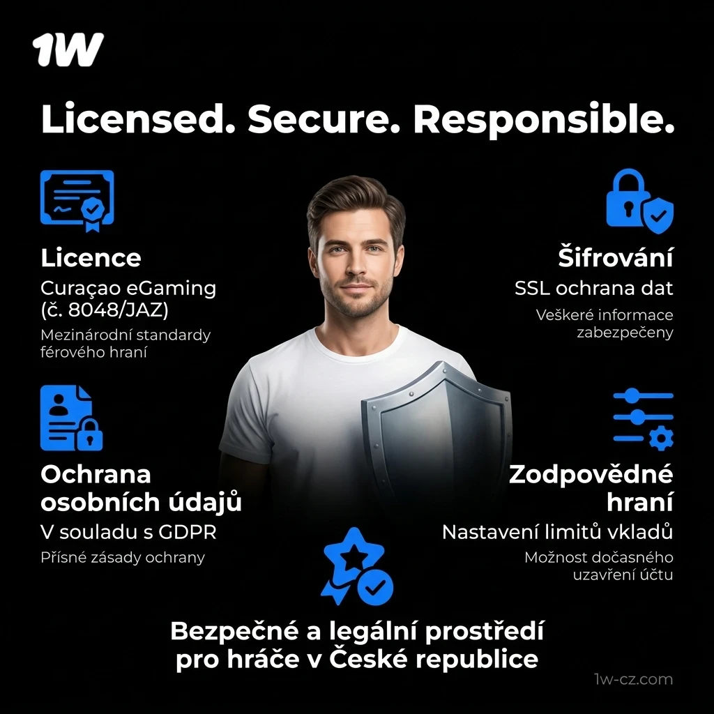 Hrajte v bezpečném 1w Online Kasino s platnou licencí v Česku.