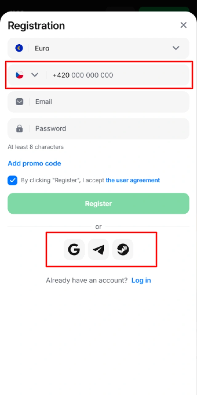 Zvolte si nejvhodnější způsob registrace profilu v mobilní aplikaci 1W.