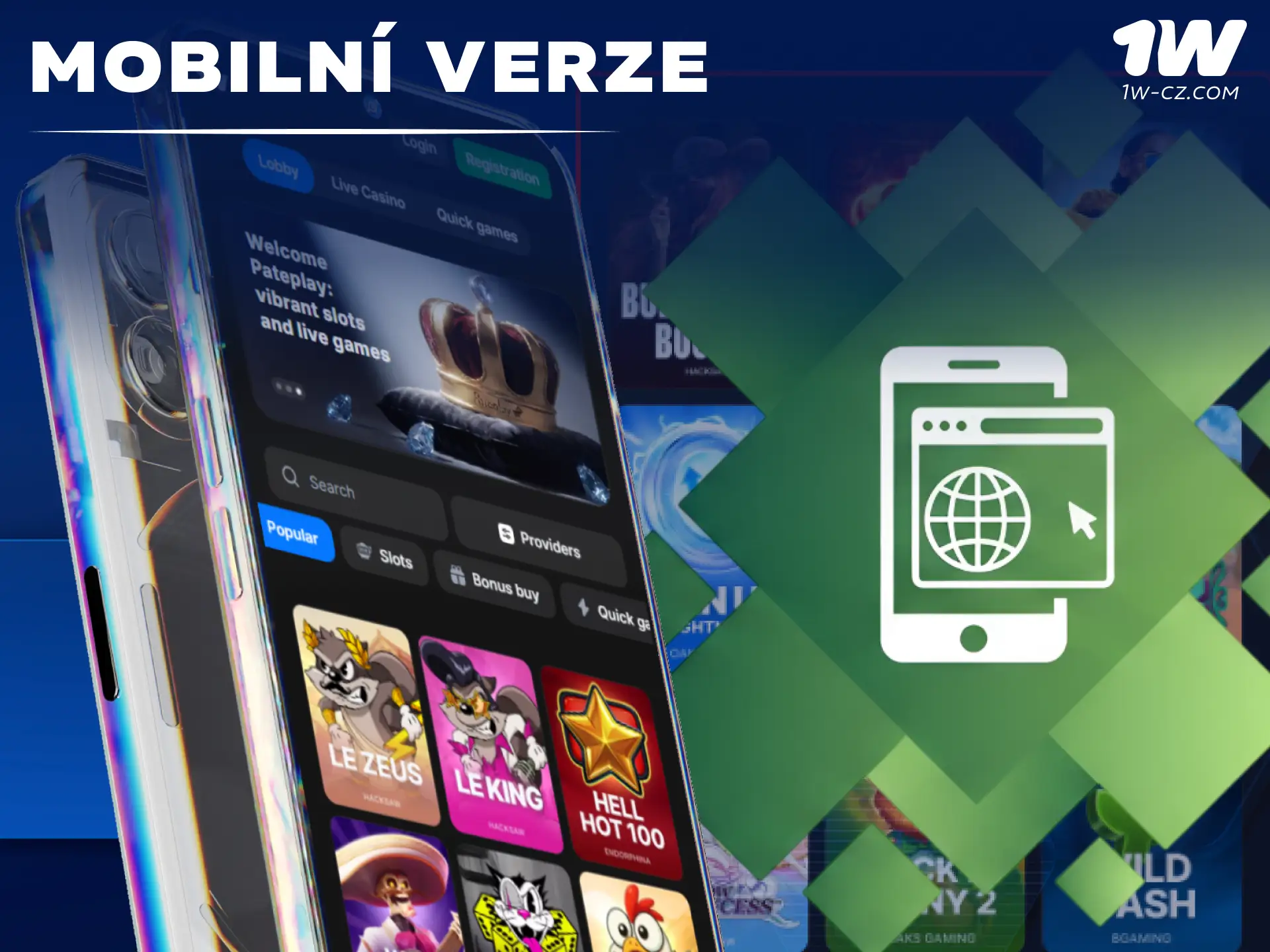 Spusťte optimalizovanou mobilní verzi webu 1W přímo ve svém internetovém prohlížeči.