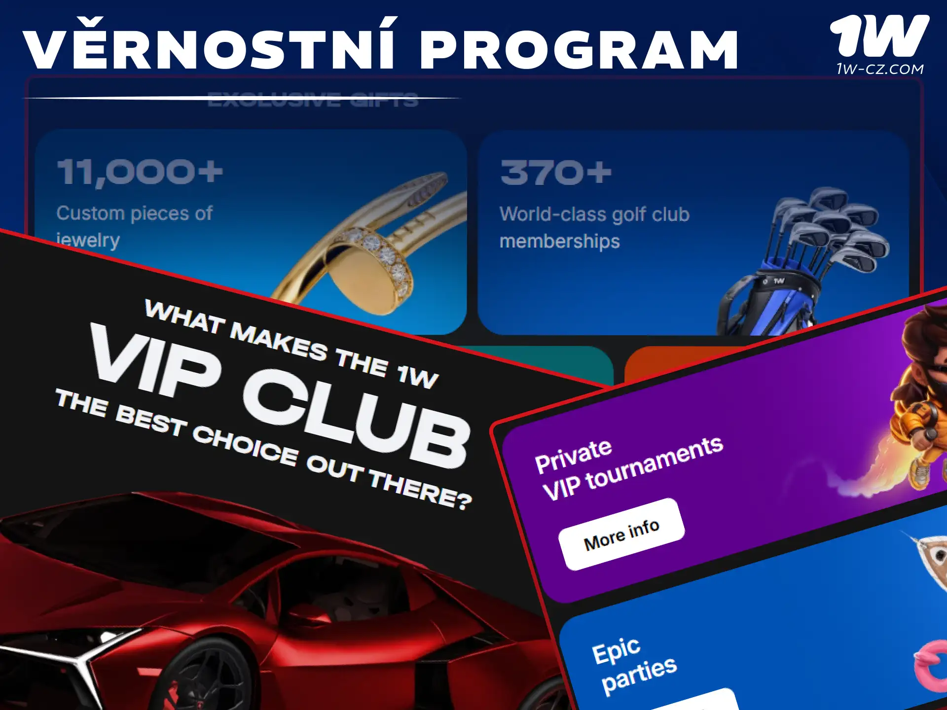 Vstupte do věrnostního programu 1W a získejte exkluzivní výhody pro kasino.