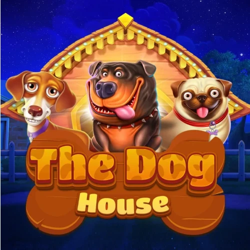 Roztočte válce zábavného automatu The Dog House v kasinu 1W.